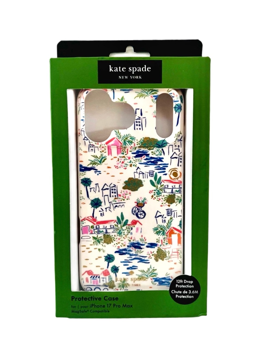 KATE SPADE Coastal Vacation MagSafe IPhone 17 Pro Max hardshell phone case⛱️⛱️